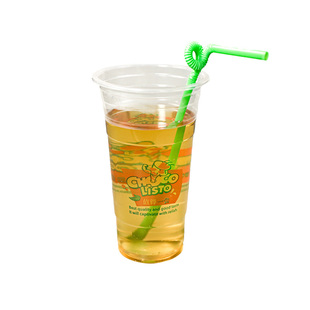 95口径一次性透明pp塑料加厚奶茶杯子果汁豆浆粥封口带盖商用打包