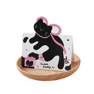 创意卡通萌萌小动物贺卡折叠贺卡小学生儿童送孩子手写祝福留言卡