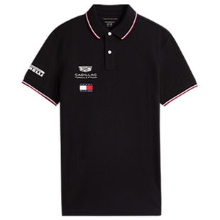 【凯迪拉克F1®联名复刻系列】Tommy26春夏男女镶边短袖T恤POLO衫