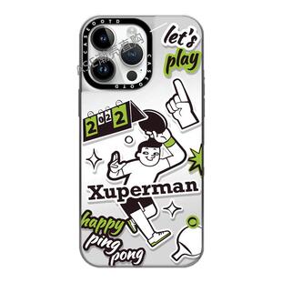 许昕Xuperman王嘉尔同款16promax手机壳适用苹果17/16/15/14/pro/plus手机壳乒乓球运动13pro保护套12/11