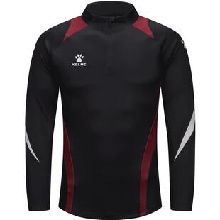 北京曹永竞同款卡尔美足球运动青少年半拉链保暖套头衫男运动卫衣