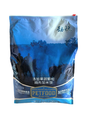 劲悦狗粮10kg全价成犬粮鸡肉加米饭金毛萨摩哈士奇比熊边牧20斤