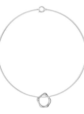 无品牌合金S925简约男女通用个性