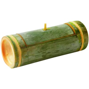 新鲜天然竹筒饭竹子家用带盖蒸米饭竹筒大号烧烤专用竹筒竹碗定制