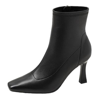 康莉时尚时装靴细跟短靴