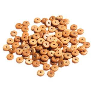 天然橄榄核椰壳牛皮隔片垫片金刚菩提星月文玩朱砂蜜蜡松石手串