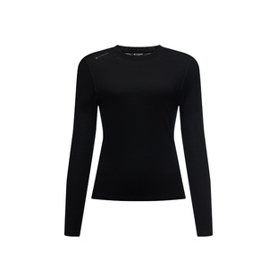 坦博尔25秋冬新款美利奴羊毛长袖T恤女款保暖吸湿排汗TB5532222A