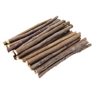 苹果树干枝250克兔兔子龙猫豚鼠仓鼠磨牙零食甘肃归乡提小宠用品