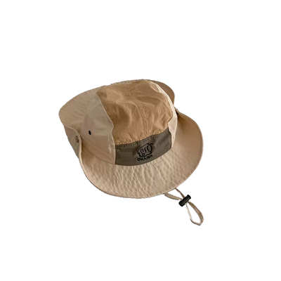 儿童防晒帽春夏薄款透气网眼男女宝宝遮太阳帽速干户外大帽檐遮阳