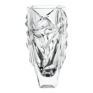 BOHEMIA捷克进口水晶玻璃果盘花瓶 时尚家居水果盘轻奢透明摆件