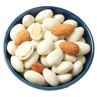 西域皇后新疆特产酸奶巴旦木仁网红坚果500g奶油大杏仁手抓包零食