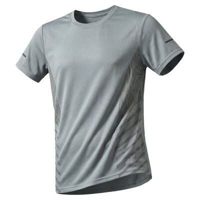 速干t恤男冰丝薄款网眼运动短袖