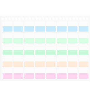 可书写索引贴学生用标签贴纸可撕透明书签标记便利贴有粘性引索贴活页本初中生专用笔记便签纸本纸质错题分类