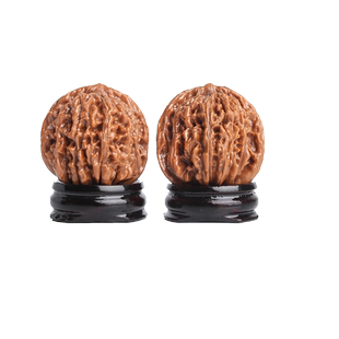 文玩核桃官帽四座楼狮子头虎头手把件机刷包浆男士古玩核桃把玩