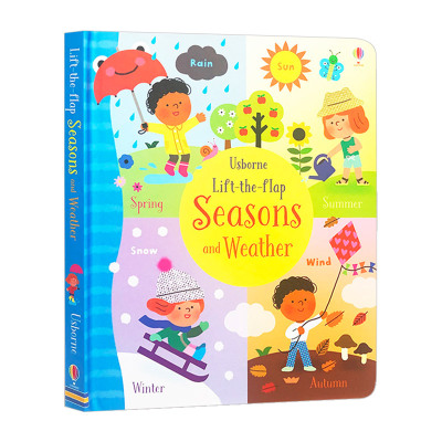 季节 天气主题翻翻书 Lift the Flap Seasons and Weather 英文原版儿童英语启蒙科普读物科学知识绘本 Usborne 尤斯伯恩 英文版书