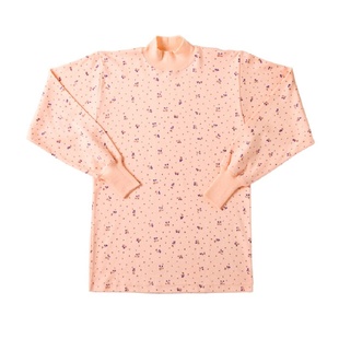 单件上衣老人秋衣中老年女士纯棉低领大码棉毛衫妈妈打底线衣德鹰