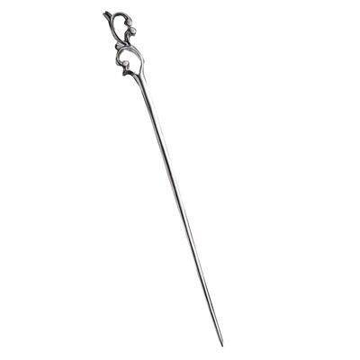 中国风复古镀s925银发簪盘发送礼