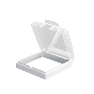 明装插电孔防水保护盒86型港版通用插座防溅罩开关面板防尘遮盖套