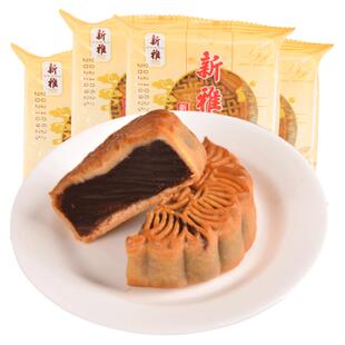 【凑单到手27.17】新雅广式玫瑰豆沙味月饼