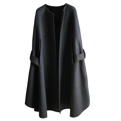 羊绒A字加厚保暖外套斗篷大衣