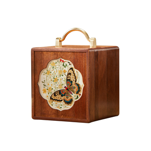 实木首饰盒复古中式高档精致首饰收纳盒戒指大容量送闺蜜结婚礼物