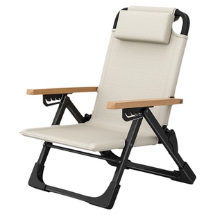 躺椅办公室午睡折叠椅可躺可睡家用阳台休闲懒人椅户外钓鱼露营椅