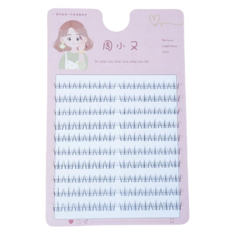 昭君下睫毛清淡女团自然妈生新手懒人百搭卷翘透明梗周小又眼睫毛