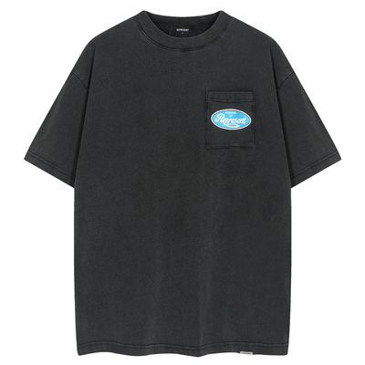 Represent字母印花做旧短袖T恤潮