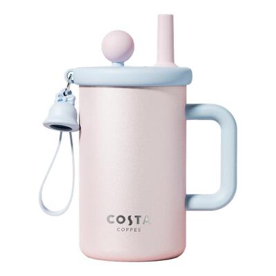 COSTA桌面手持保温杯女生马克杯