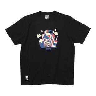 CHUMS洽洽鸟运动户外T恤半袖休闲舒适印花短袖百搭上衣CH01-2349