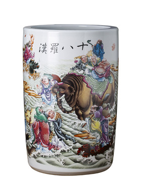 景德镇陶瓷粉彩书房中式