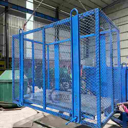 东建顺达工地高空吊笼 钢筋吊笼 上料装卸铁箱吊篮批发
