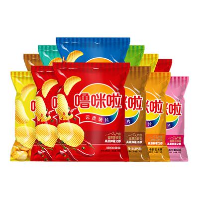 噜咪啦鲜切高原薯片香脆多种口味