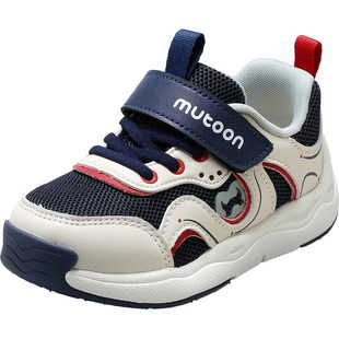 牧童儿童运动鞋春秋男童鞋透气网面鞋轻便减震学生时尚休闲鞋女童