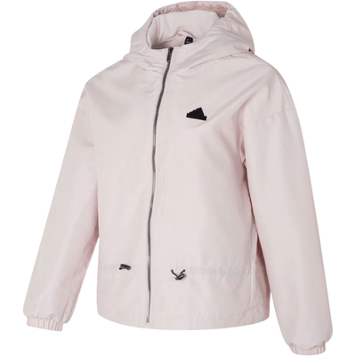 阿迪达斯女士梭织连帽加绒外套