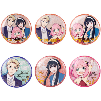 间谍过家家烫金双闪角色吧唧徽章