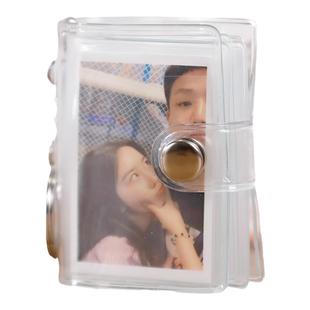 情侣钥匙扣小相册本diy定制迷你1寸2寸大头贴影集证件照挂件礼物