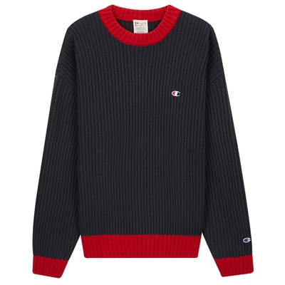 拼接撞色针织衫Champion冠军男
