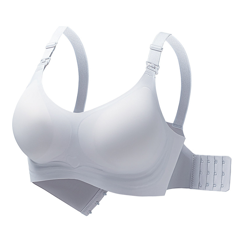 哺乳内衣产后喂奶专用防下垂聚拢上开扣夏季薄款可睡觉穿孕妇文胸