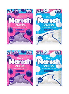 日本甘乐Maroche葡萄汽水棉花糖