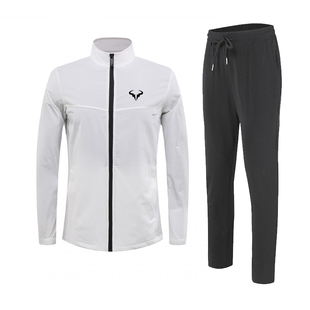 2024秋冬薄款纳达尔网球套装费德勒运动休闲外套小德速干透气长裤