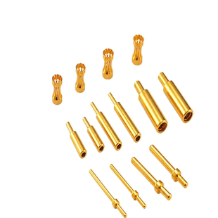 冠簧传感器连接器0.8/1.0/1.5/2.0mm 公母插座插针PCB端子焊针