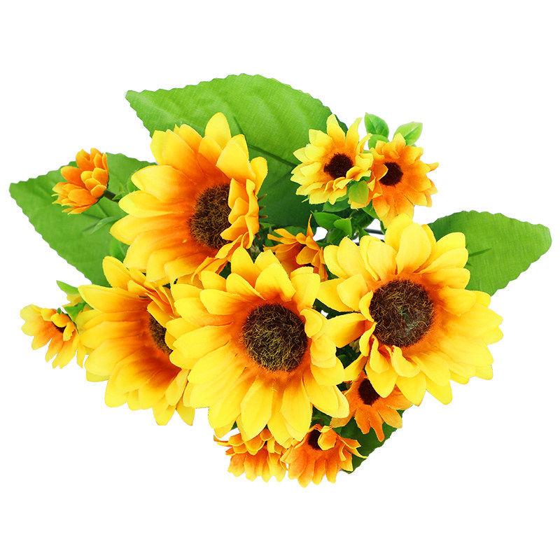 向日葵仿真花摆件太阳花假花