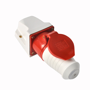 工业插头不防爆插座三相连接器航空三四芯五孔16A32A防水公母对接