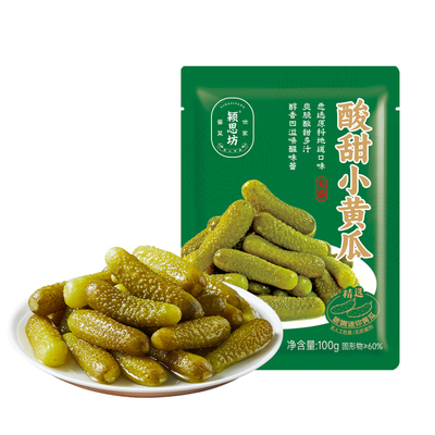颍思坊酸甜小黄瓜100g*5开袋即食