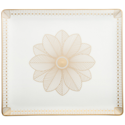 CHRISTOFLE昆庭Malmaison马勒梅松长方形托盘客厅家用送礼