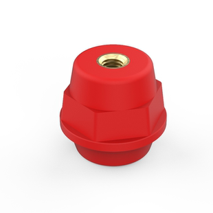 SM25M6纺锤型绝缘子铜排间隔柱配电柜用接地零线间隔ISO9001 认证