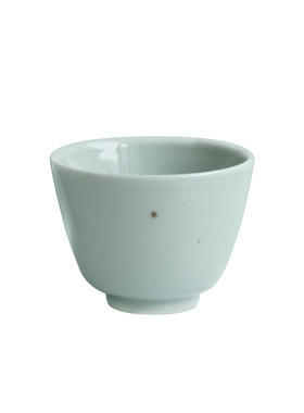 昔物所 梅子青釉茶杯 九十年代老茶杯主人杯个人专用品茗杯老物件