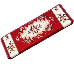 欧式木楼梯踏步垫免胶自粘防滑保护台阶贴长方形脚垫子红地毯定制