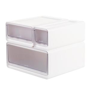 茶花内衣内裤收纳盒分隔家用衣柜抽屉式收纳箱透明衣物整理箱塑料